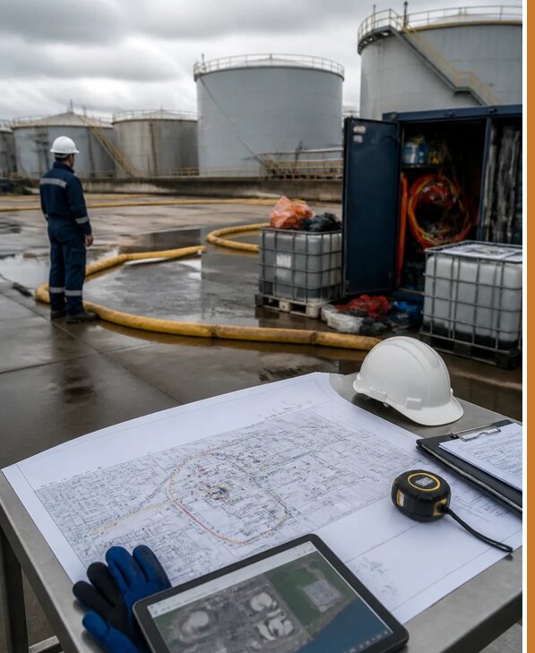 Разработка плана ликвидации разливов нефти в Таре